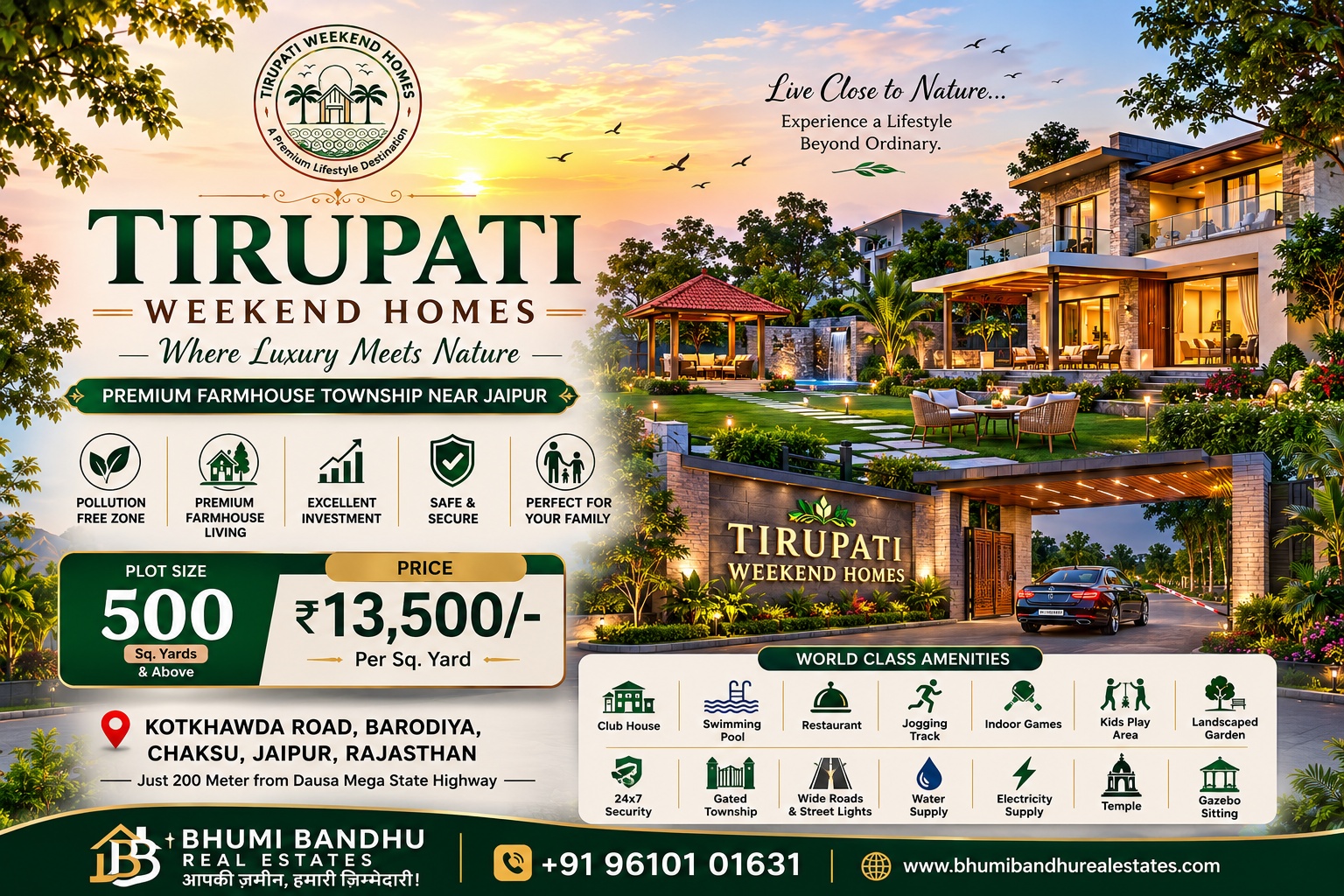 TIRUPATI WEEKEND HOMES 